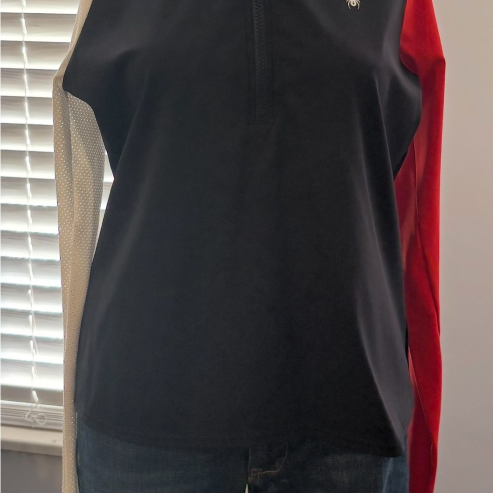 Spyder Black, Red, and White Ski Jacket